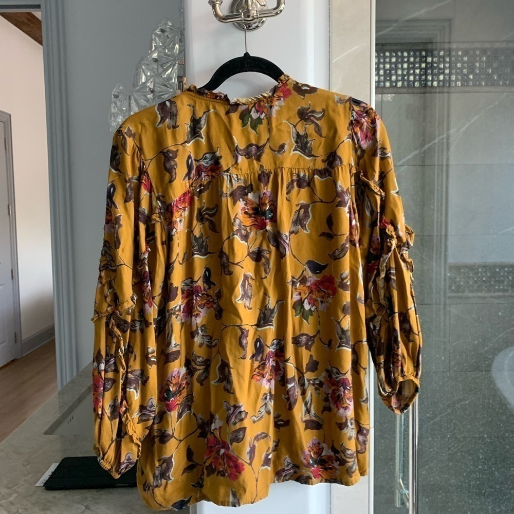 JOHNNY WAS RUFFLE DETAIL BLOUSE - Picture 9 of 14